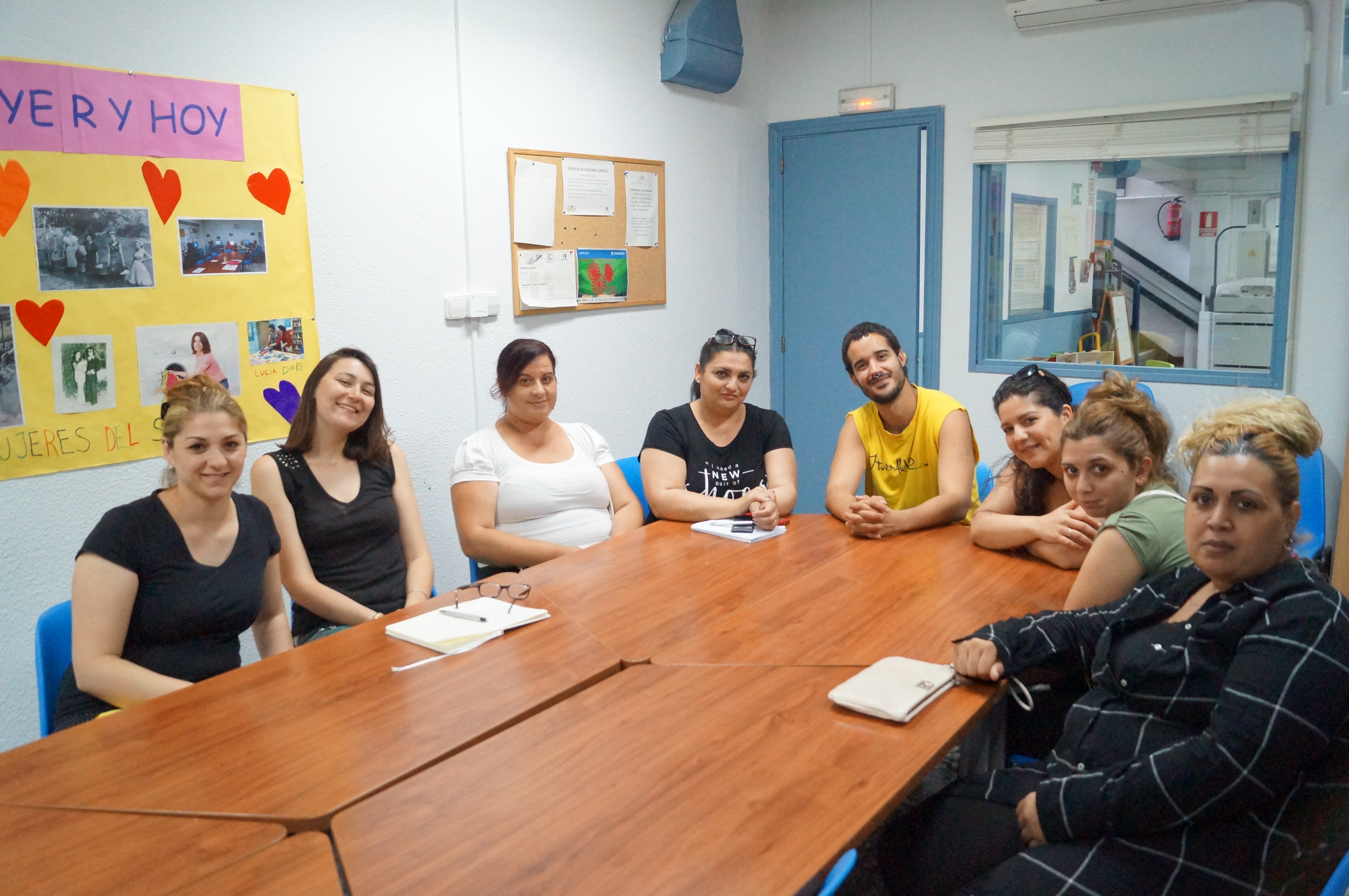 foto sesión del cole al instituto mujeres opañel 2017